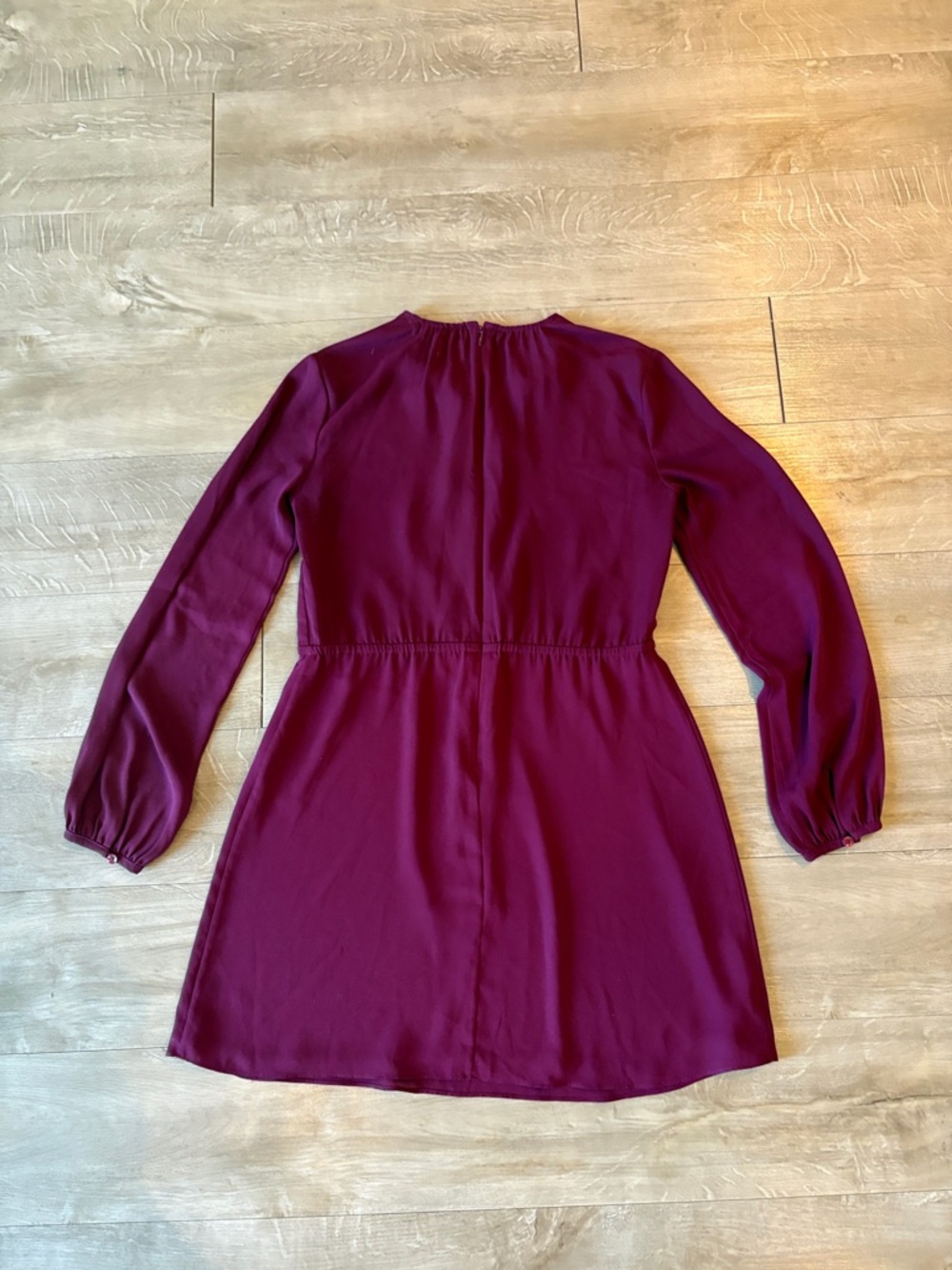 Aritzia Sunday Best Mini Long Sleeve Dress With Sheer Sleeves Size 2 - Picture 9 of 9